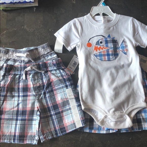 Koala Kids Other - 🏀NWT🏀 Two plaid shorts & plaid short set!